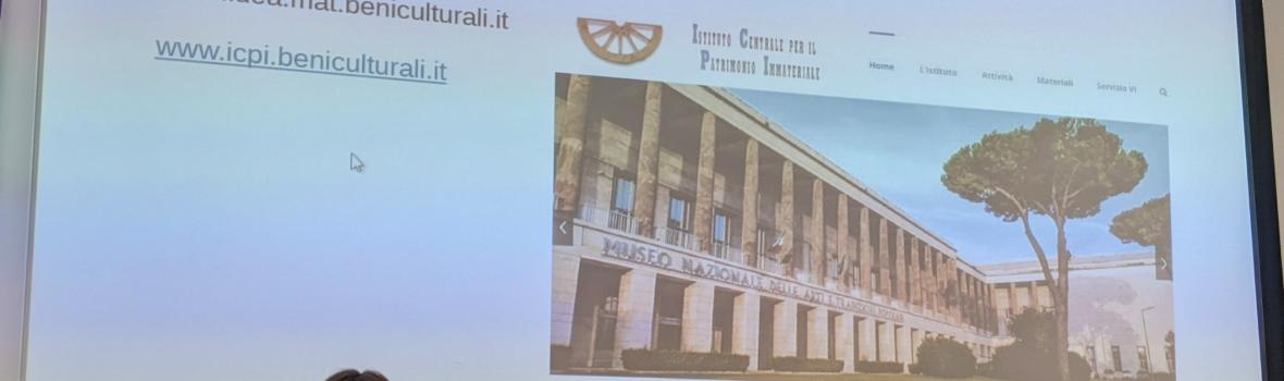 Archivi sonori presso l'Istituto centrale per il patrimonio immateriale (23-26 ottobre 2023)