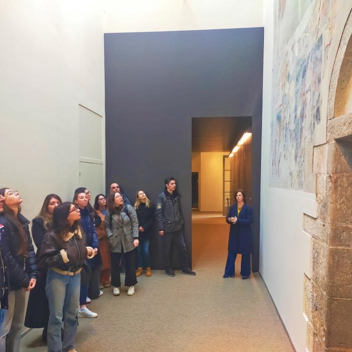 Studenti UniBg di Valorizzazione del patrimonio culturale materiale e immateriale durante un project work Studenti UniBg di Valorizzazione del patrimonio culturale materiale e immateriale durante un project work