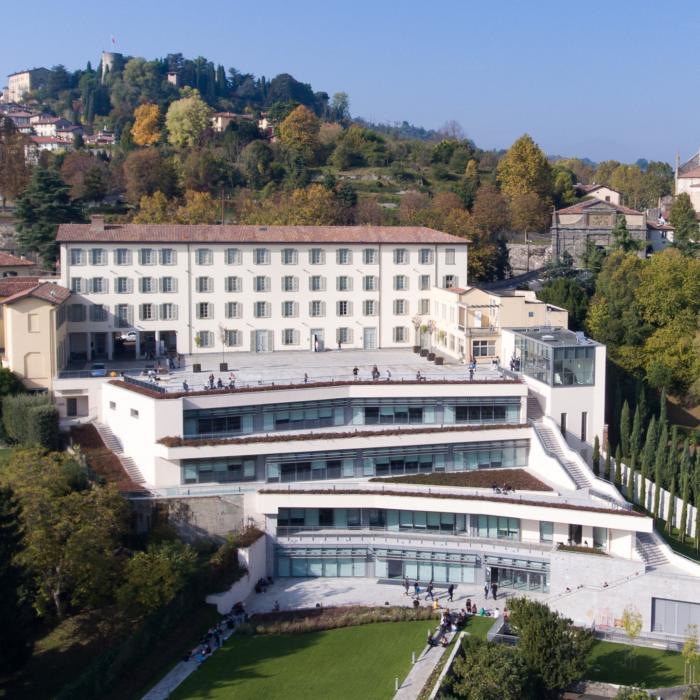 UniBg sede di Pignolo vista dall'alto